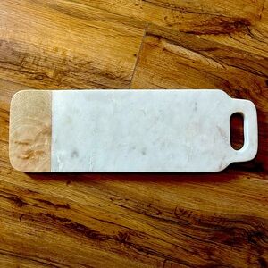 Marble & Wood Charcuterie Board